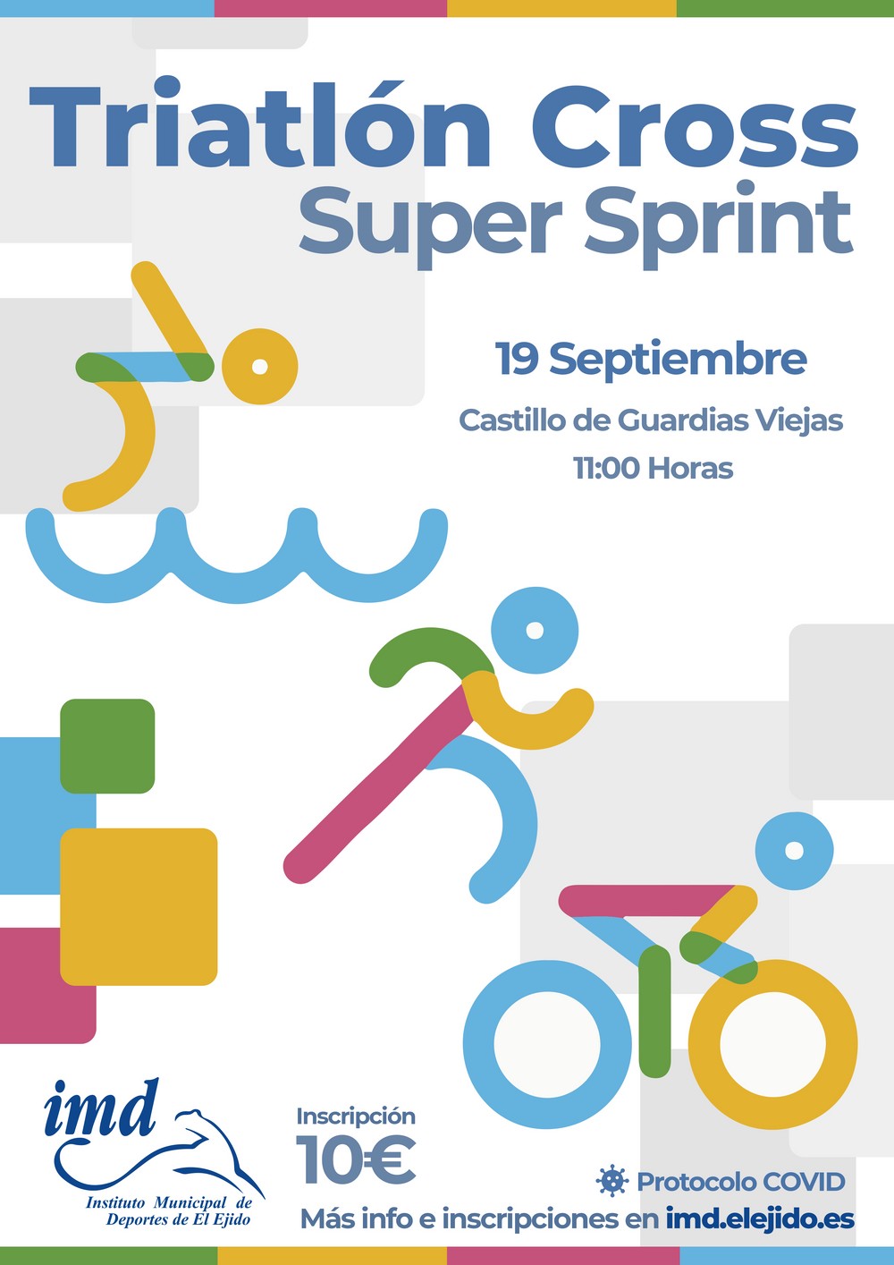 El IMD abre el plazo para participar en el Triatlón Cross Super Sprint de Guardias Viejas
