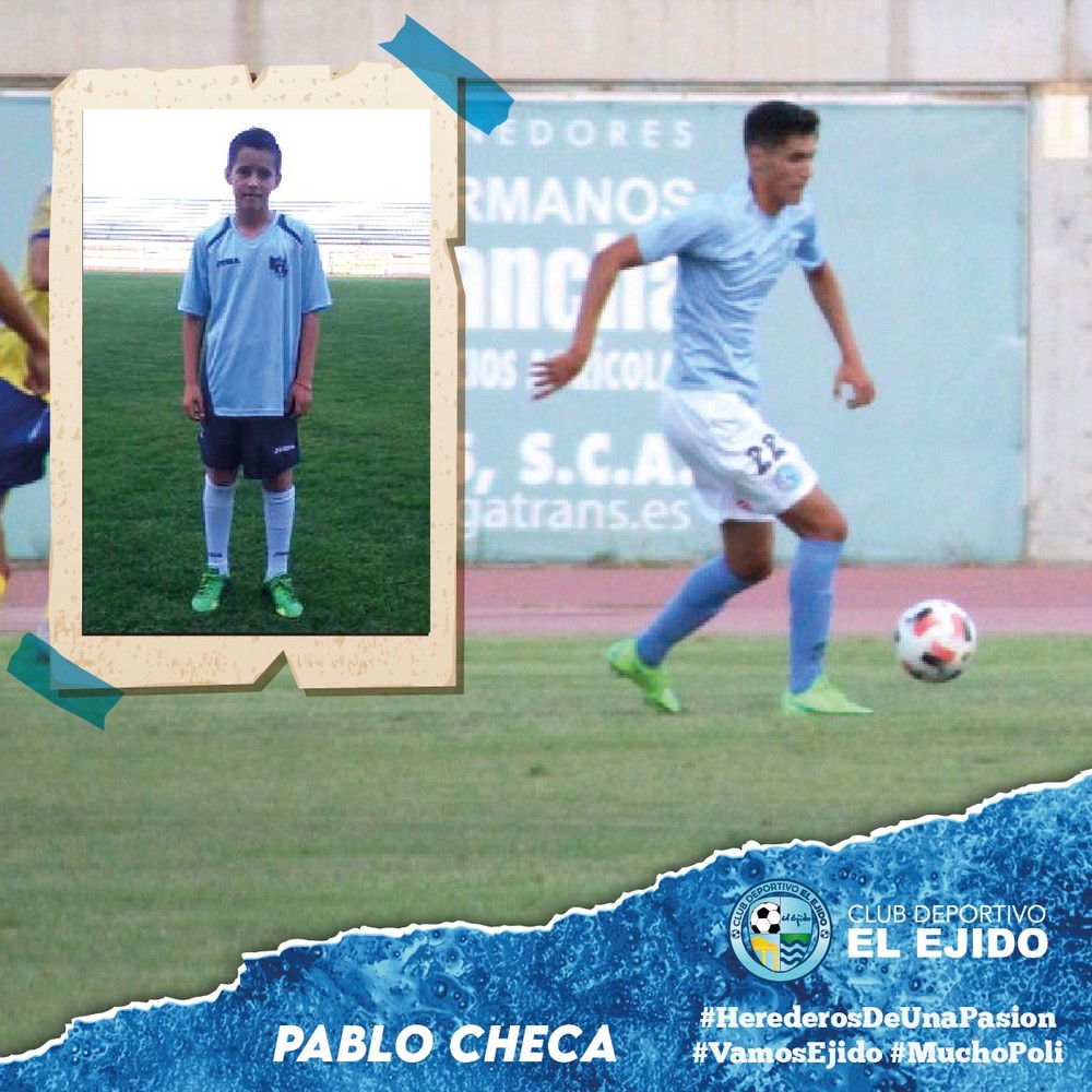 El ejidense Pablo Checa firma su primer contrato profesional y en casa