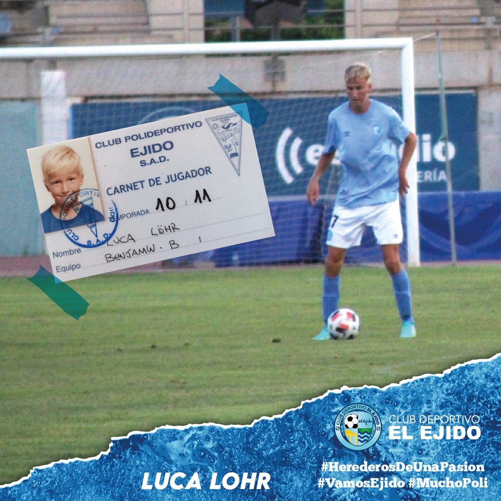 Luca Lohr, de benjamín a debutar con el primer equipo