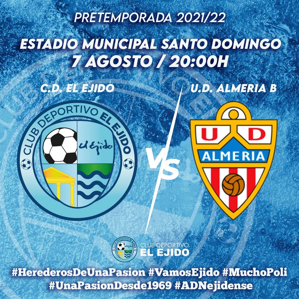  El CD El Ejido recibe este sábado a la UD Almería B en casa