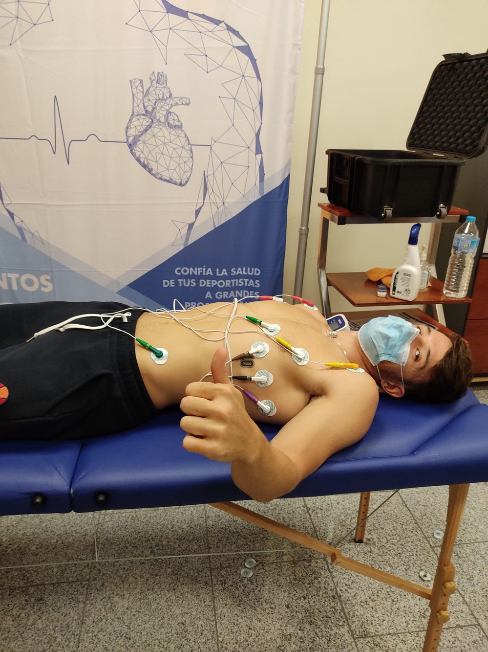 Los jugadores del CD El Ejido FS se someten al reconocimiento médico