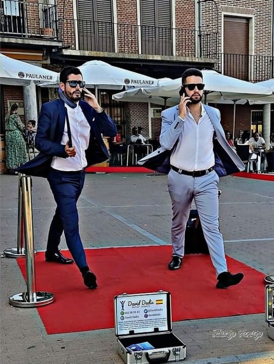 Los artistas urbanos David Ruiz y Jose Almansa ganan el V Concurso Internacional de Estatuas Humanas Villa de Alaejos