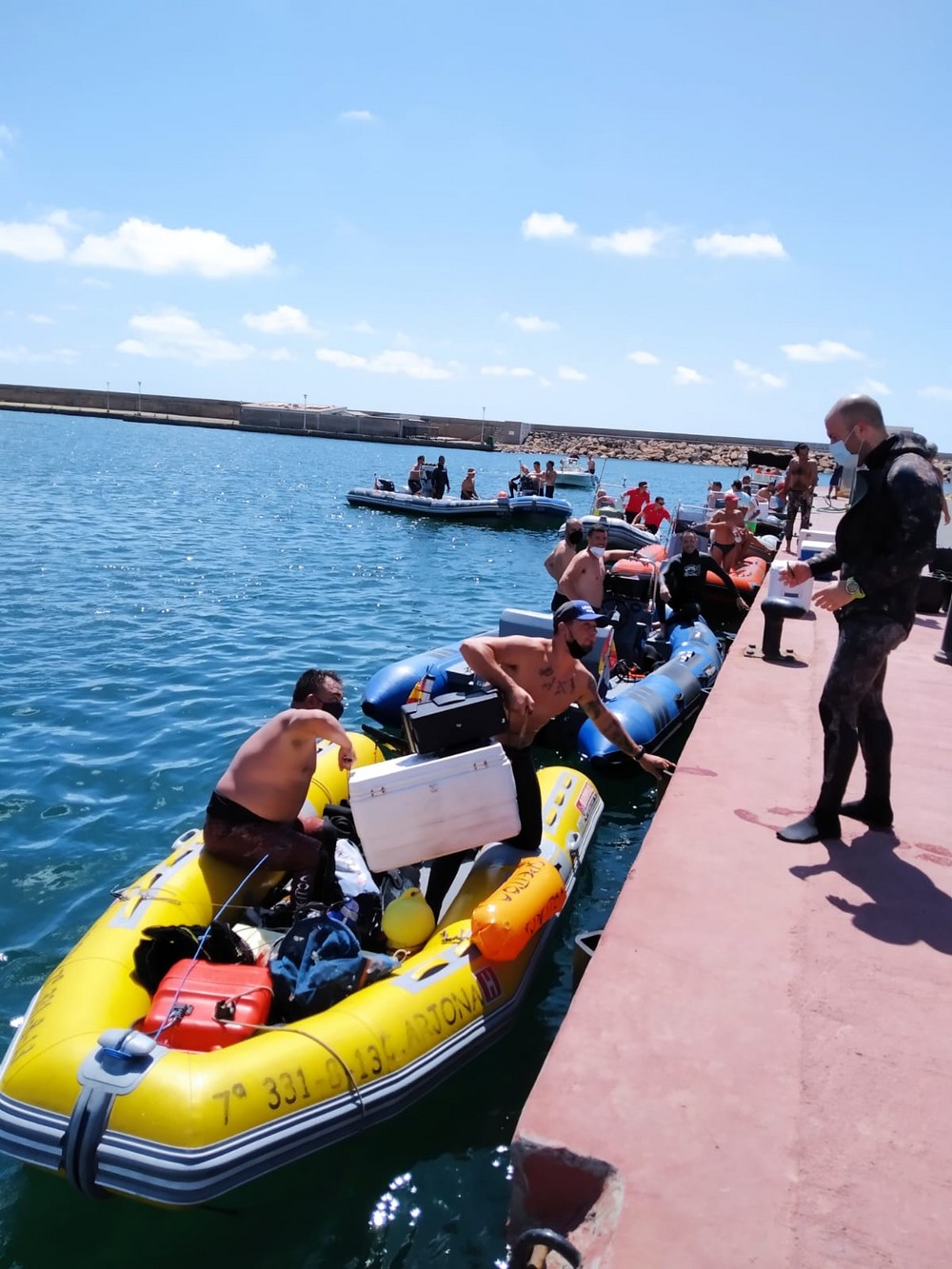 El Campeonato Solidario de Andalucía de Pesca Submarina de Clubes se salda con 350 kilos de capturas