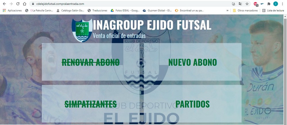 ¡Entradas y abonos ya a la venta en la web de Inagroup El Ejido Futsal!