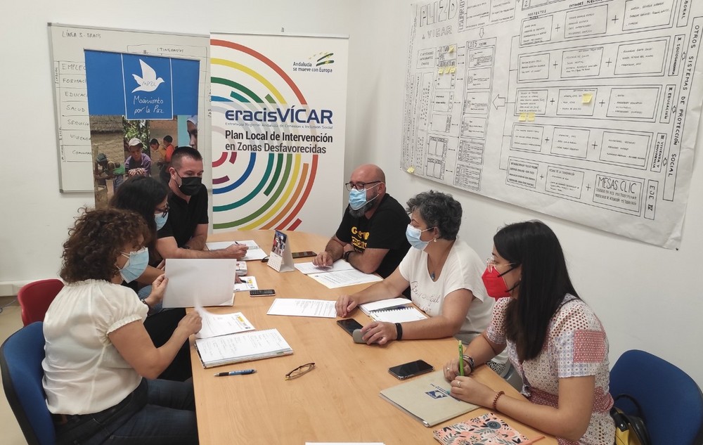 El programa ERACIS de Vícar avanza imparable a favor de una mayor inclusión social y laboral