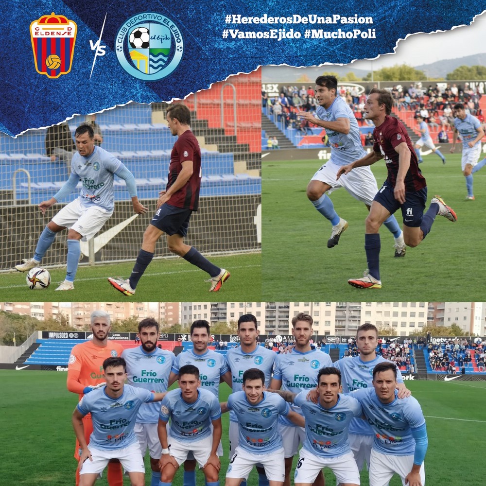El CD El Ejido pierde en Elda con un 3-1