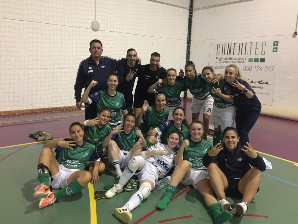  El femenino de fútbol sala cuenta sus partidos por victorias