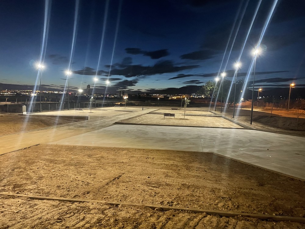 La luz del nuevo parque de Santa María del Águila