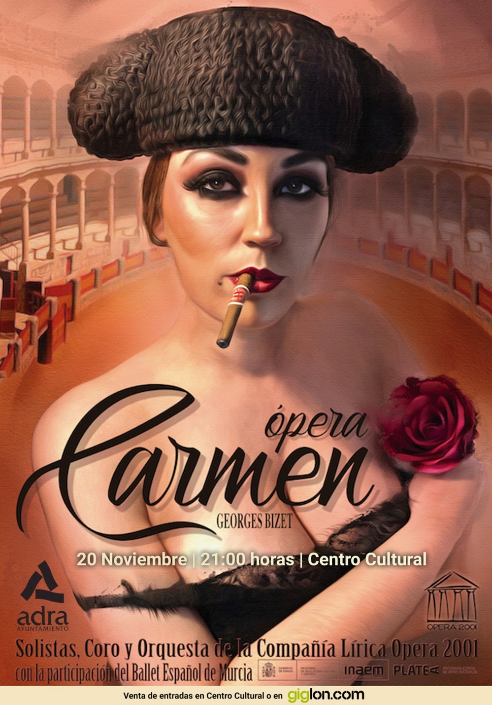 ‘Ópera Carmen’, una de las citas más esperadas del otoño abderitano, llega a la ciudad milenaria el 20 de noviembre