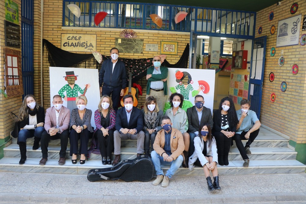 La Consejería de Cultura celebra el Día Internacional del Flamenco en el colegio Ciavieja de El Ejido
