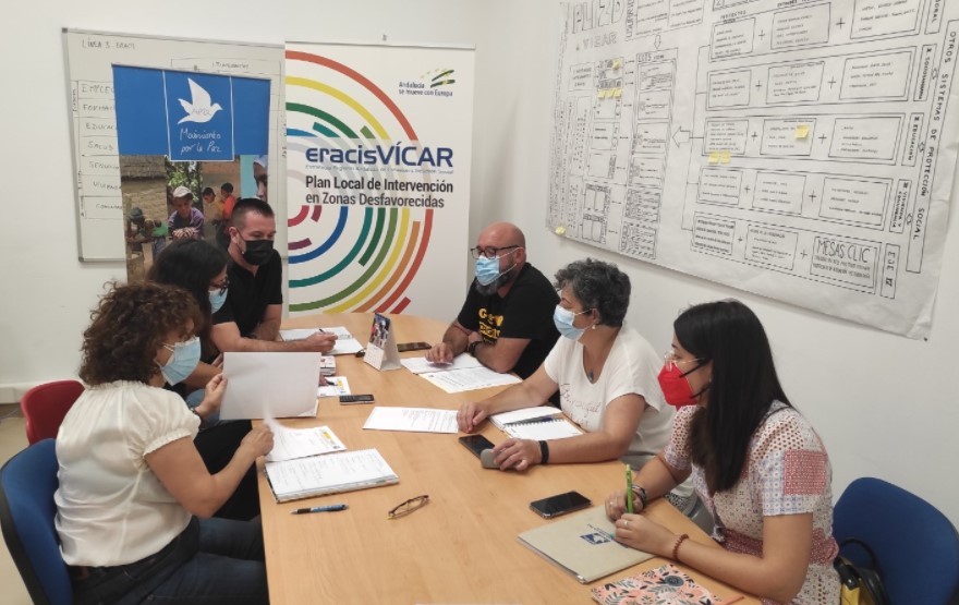 Una veintena de familias de Vícar se benefician del programa de urgencia de Movimiento por la Paz