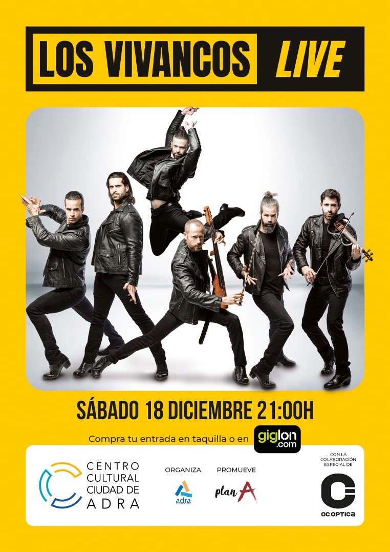 Los Vivancos llevan al Centro Cultural de Adra su espectáculo ‘Live’ el próximo 18 de diciembre