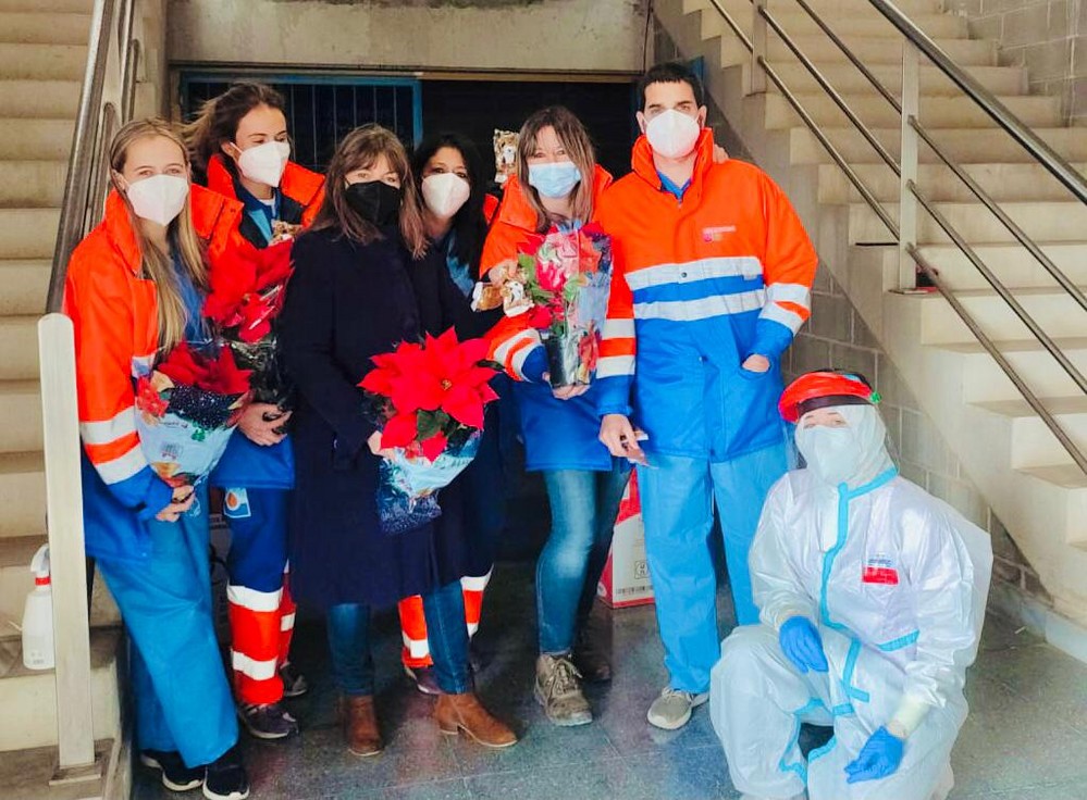 La concejalía de Sanidad regala un obsequio a los menores que acudan este fin de semana al punto de vacunación del Estadio Municipal de Santo Domingo