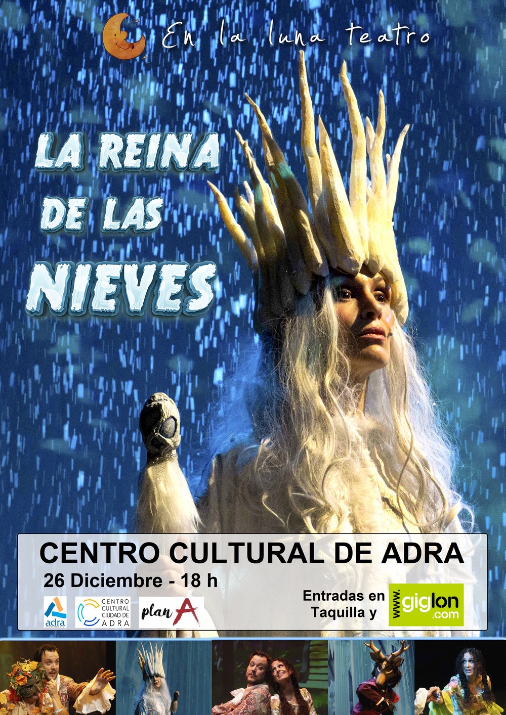 El musical ‘La Reina de las Nieves’  llega al Centro Cultural de Adra