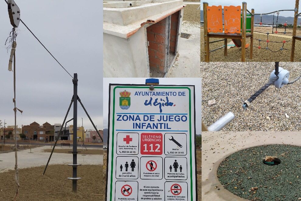VOX El Ejido solicita que se instalen cámaras de videovigilancia en los parques de Santa María del Águila y Las Norias de Daza