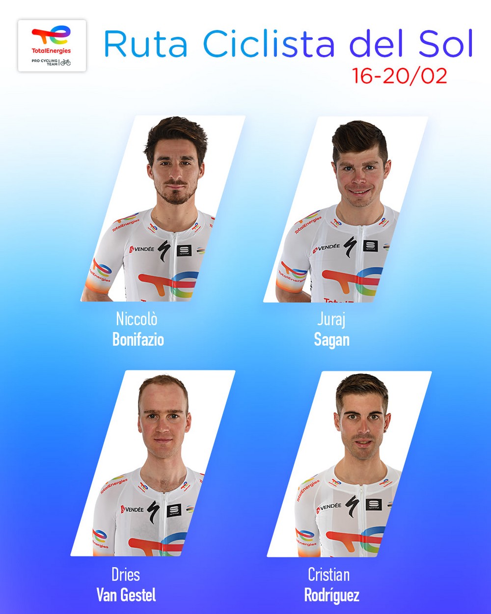 El ejidense Cristian Rodríguez correrá la Vuelta Ciclista a Andalucía del 16 al 20 de febrero