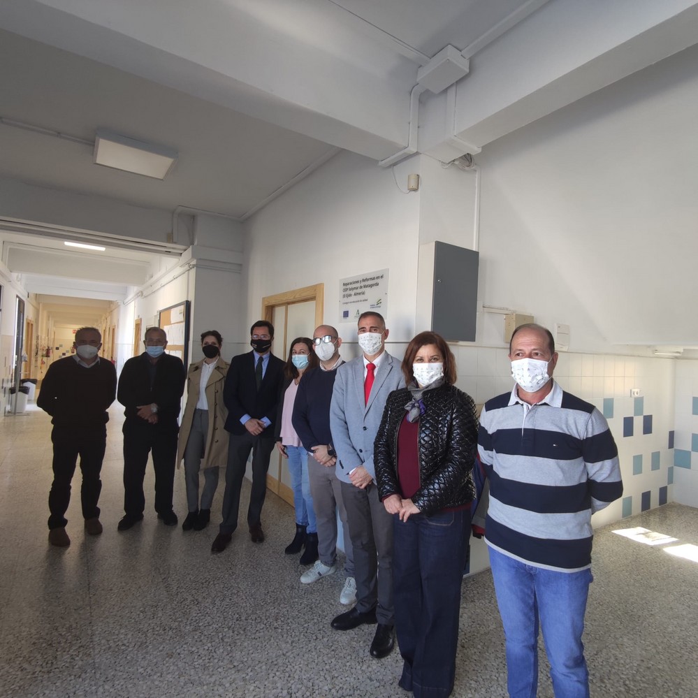 Educación visita el CEIP Solymar tras finalizar las actuaciones de mejora que se han efectuado en el centro educativo