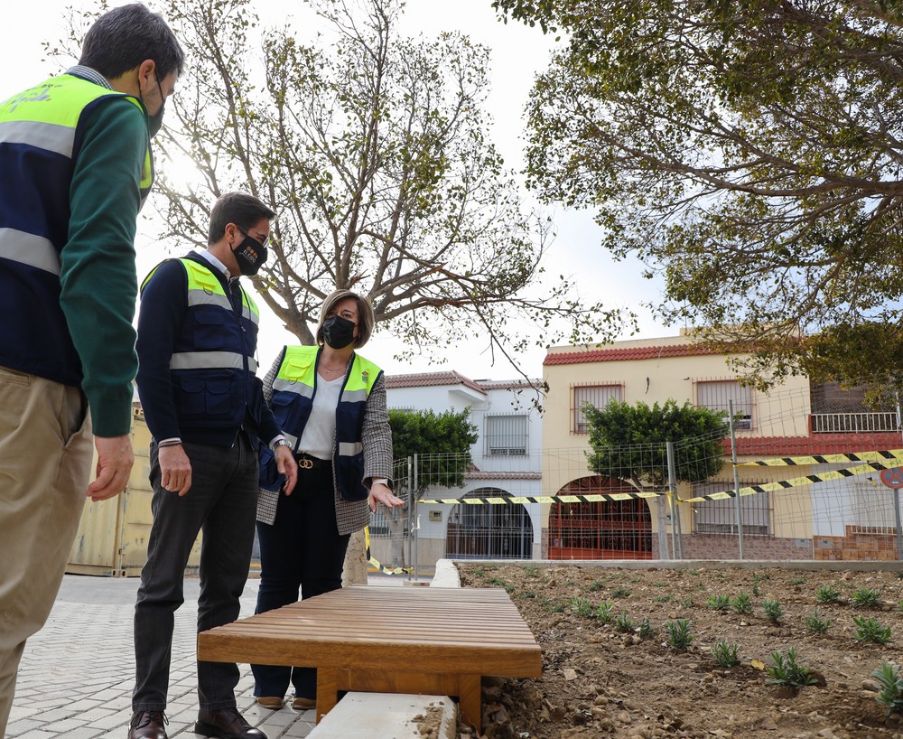 A punto de finalizar el importante proyecto de remodelación integral de la Plaza Cabriles de La Loma