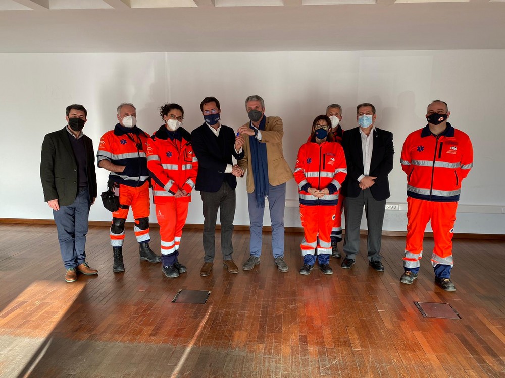 El 061 agradece al Ayuntamiento de El Ejido la cesión de instalaciones que han albergado al  equipo de emergencias de Poniente