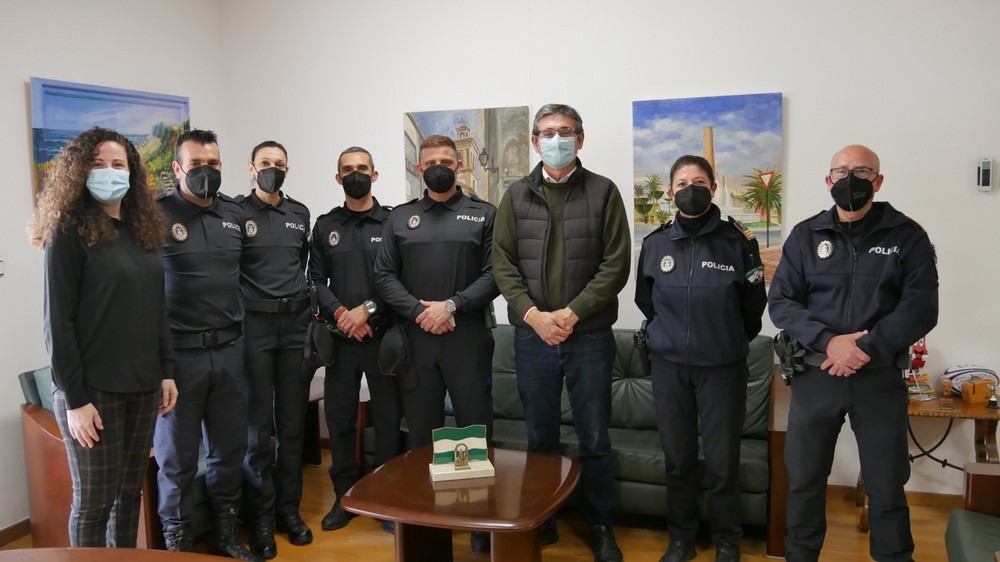 Cuatro nuevos agentes de la Policía Local comienzan su periodo de prácticas en la ciudad milenaria