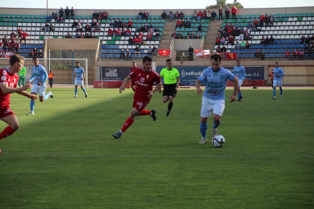 El Polideportivo El Ejido superó en todo al Real Murcia y se lleva la victoria (1-0)