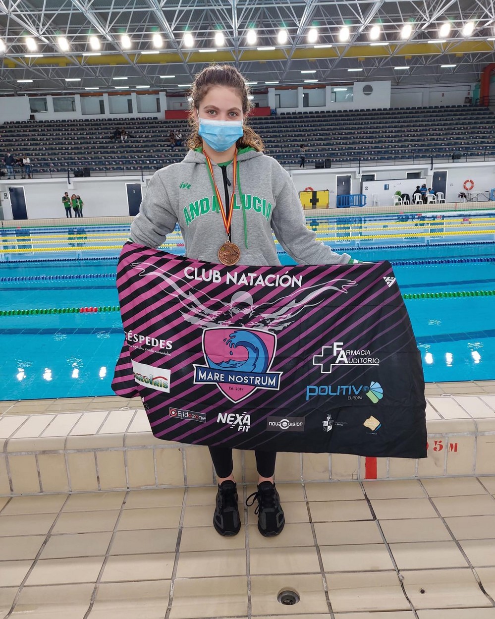 Mare Nostrum se sube al podio en los campeonatos de Andalucía y de España de natación