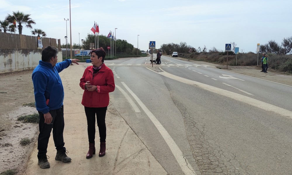 El PSOE de El Ejido subraya la importante inversión en materia de accesibilidad y movilidad para Balerma gracias a los fondos europeos gestionados por el Gobierno de Pedro Sánchez