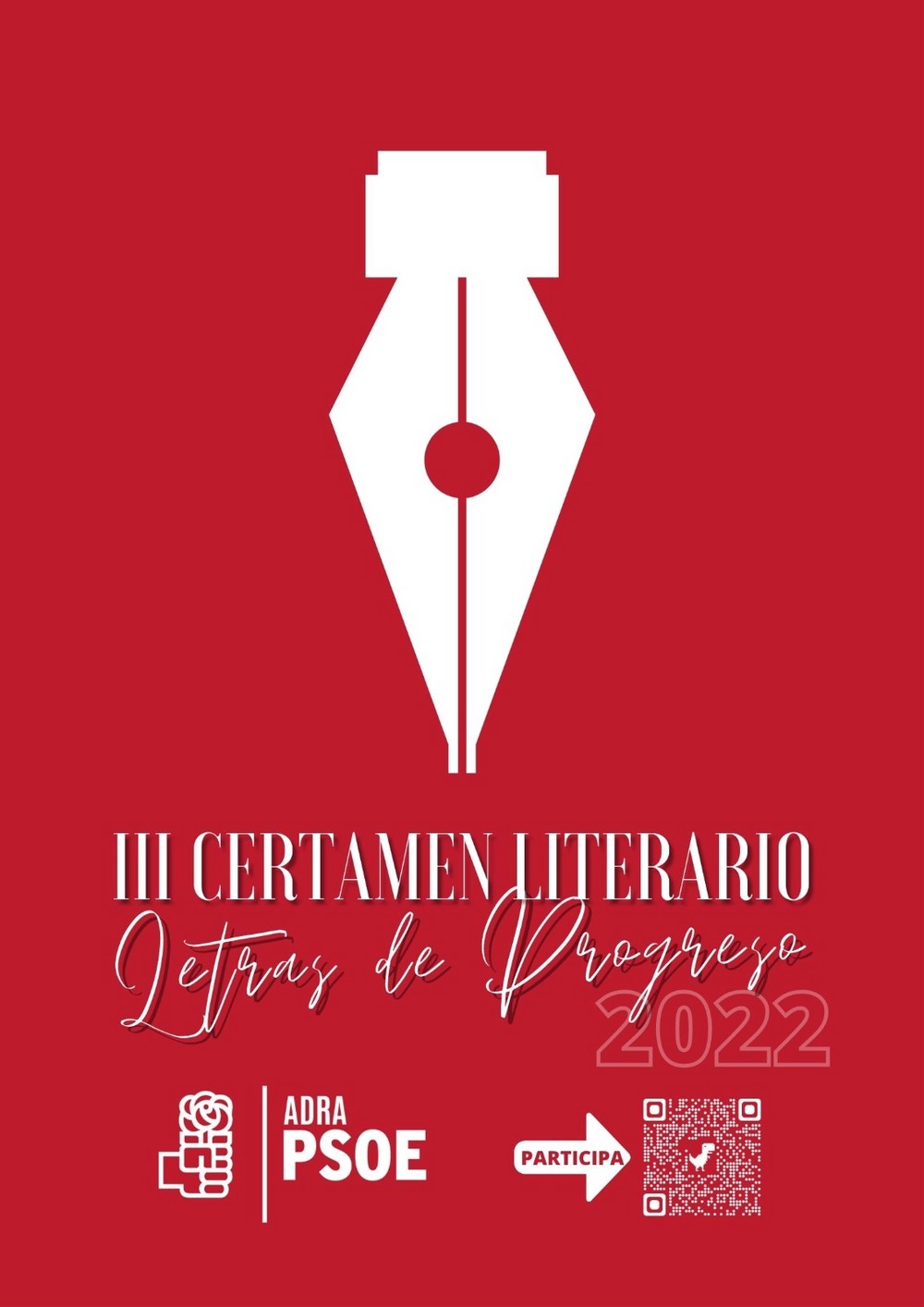 El PSOE de Adra convoca la tercera edición del certamen literario ‘Letras de Progreso’
