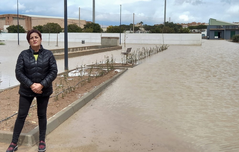 El PSOE de El Ejido pregunta al Gobierno local que '¿a qué espera?' para finalizar el encauzamiento de pluviales en torno al Parque de Las Norias