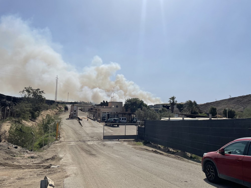 Arde la planta de Ejido Medio Ambiente SA