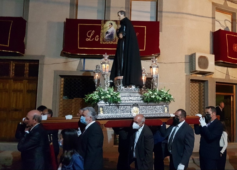 La imagen del Padre Rubio volvió a salir en las calles de Dalías