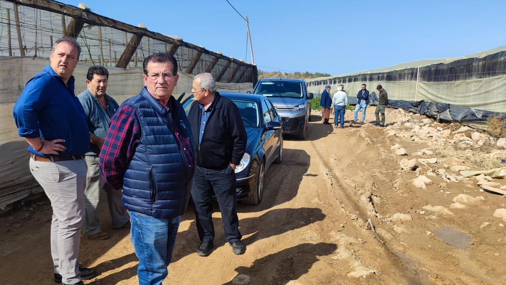 El PSOE de El Ejido involucra al Gobierno local en la búsqueda de soluciones para la evacuación de pluviales en El Llano de Guardias Viejas
