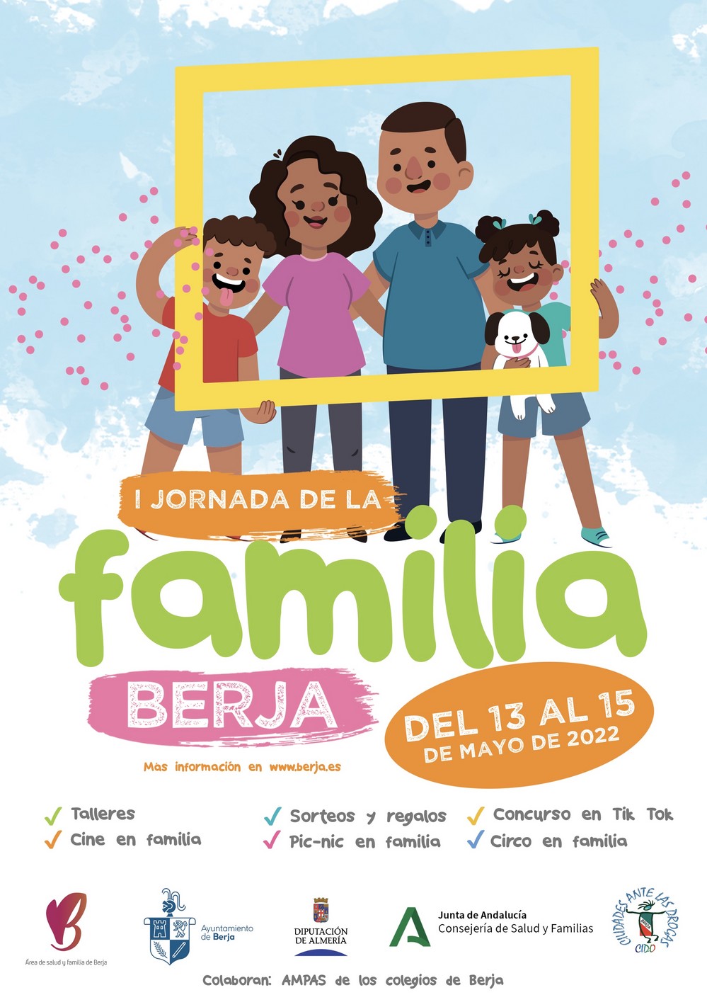 El Ayuntamiento de Berja celebra este fin de semana la primera jornada de la Familia