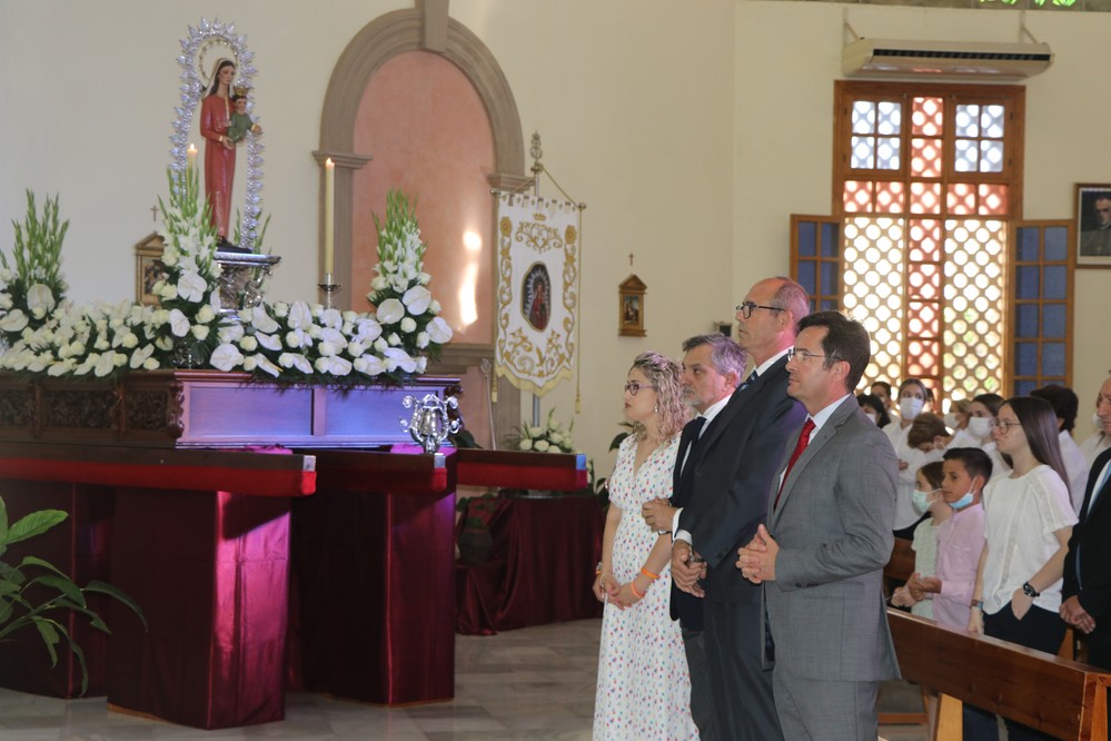 Las Fiestas de Santa María del Águila llegan a su fin con la celebración de la Santa Misa y de la procesión