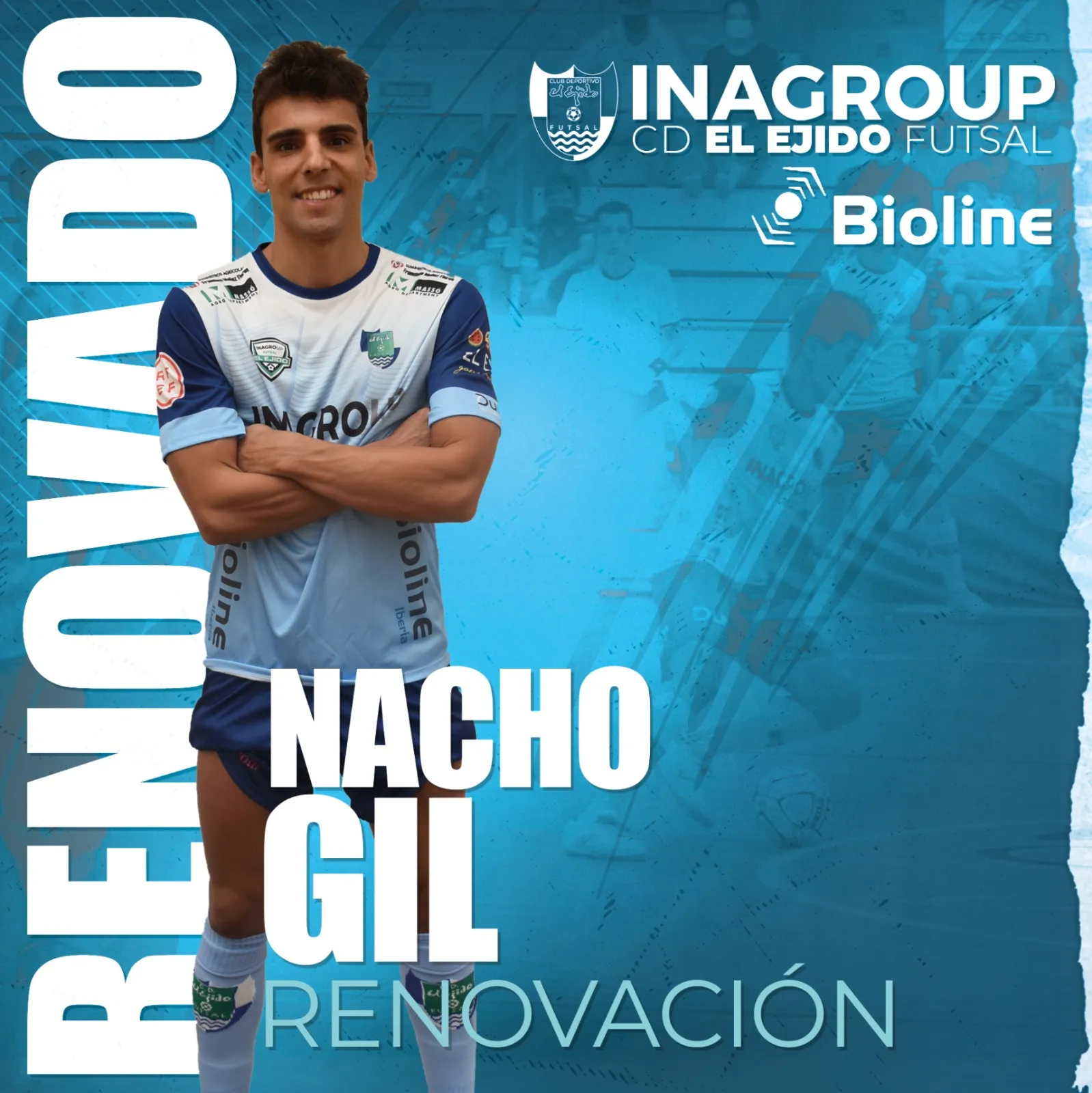 Nacho Gil, a por su tercera temporada de celeste