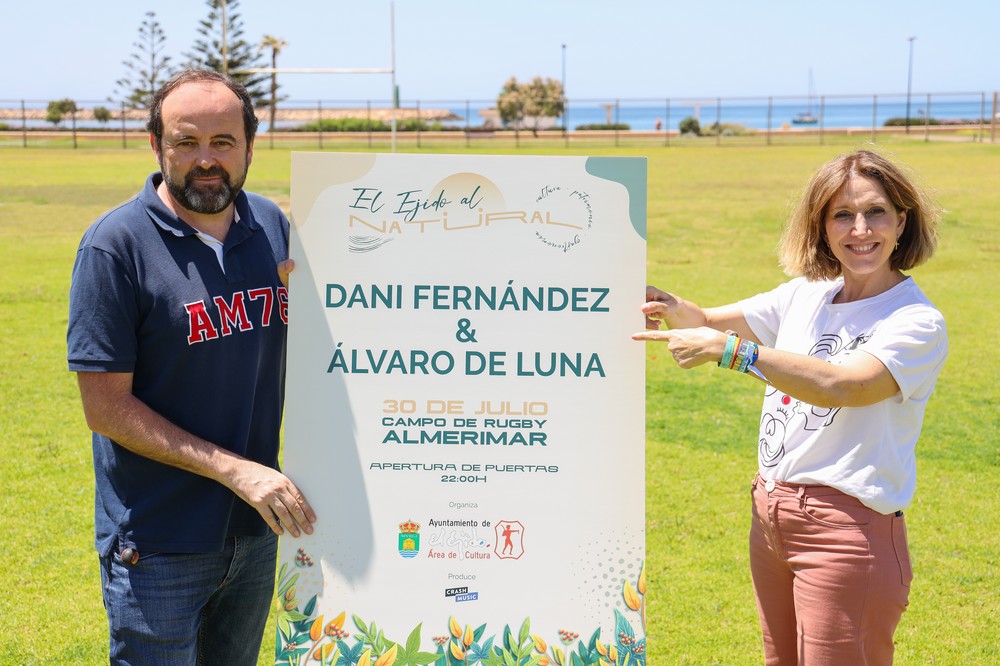 Álvaro de Luna y Dani Fernández en concierto el próximo 30 de julio en Almerimar