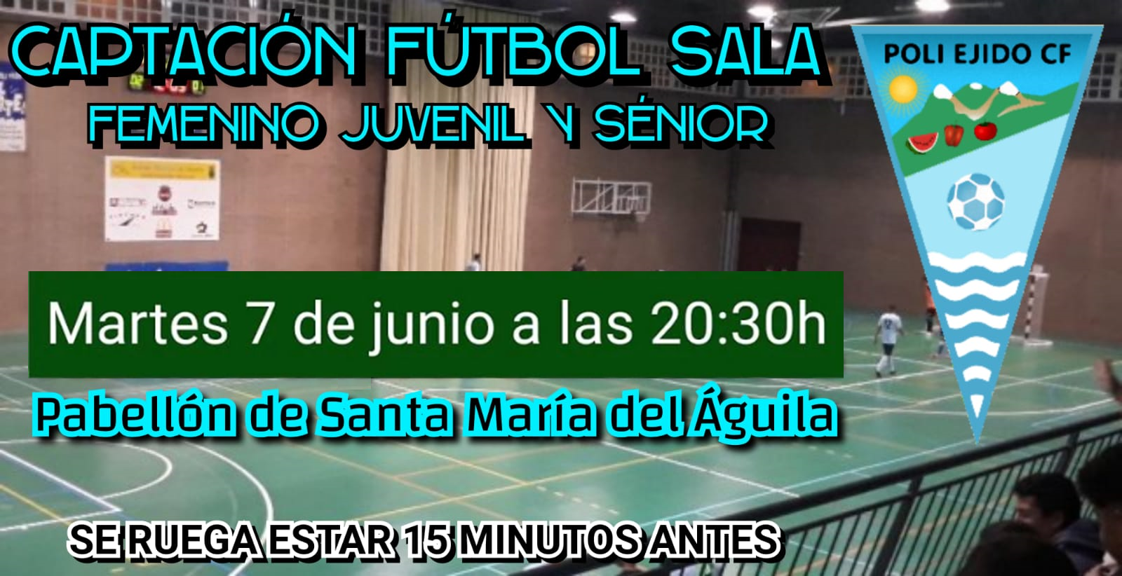 La mayoría del fútbol sala entra en acción en las jornadas de captación del Poli Ejido