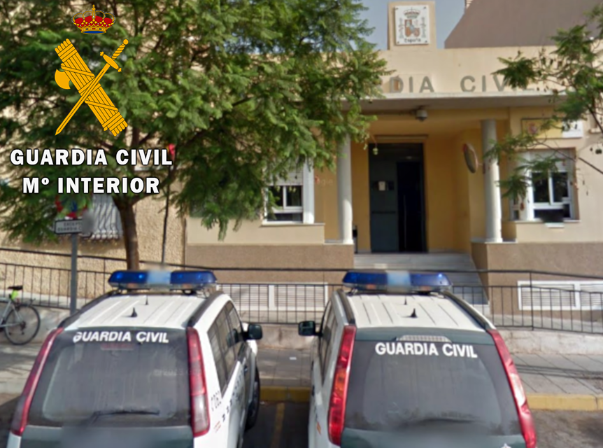 La Guardia Civil detiene a una persona e investiga a otra por delitos de allanamiento, robo, amenazas, lesiones y abusos sexuales