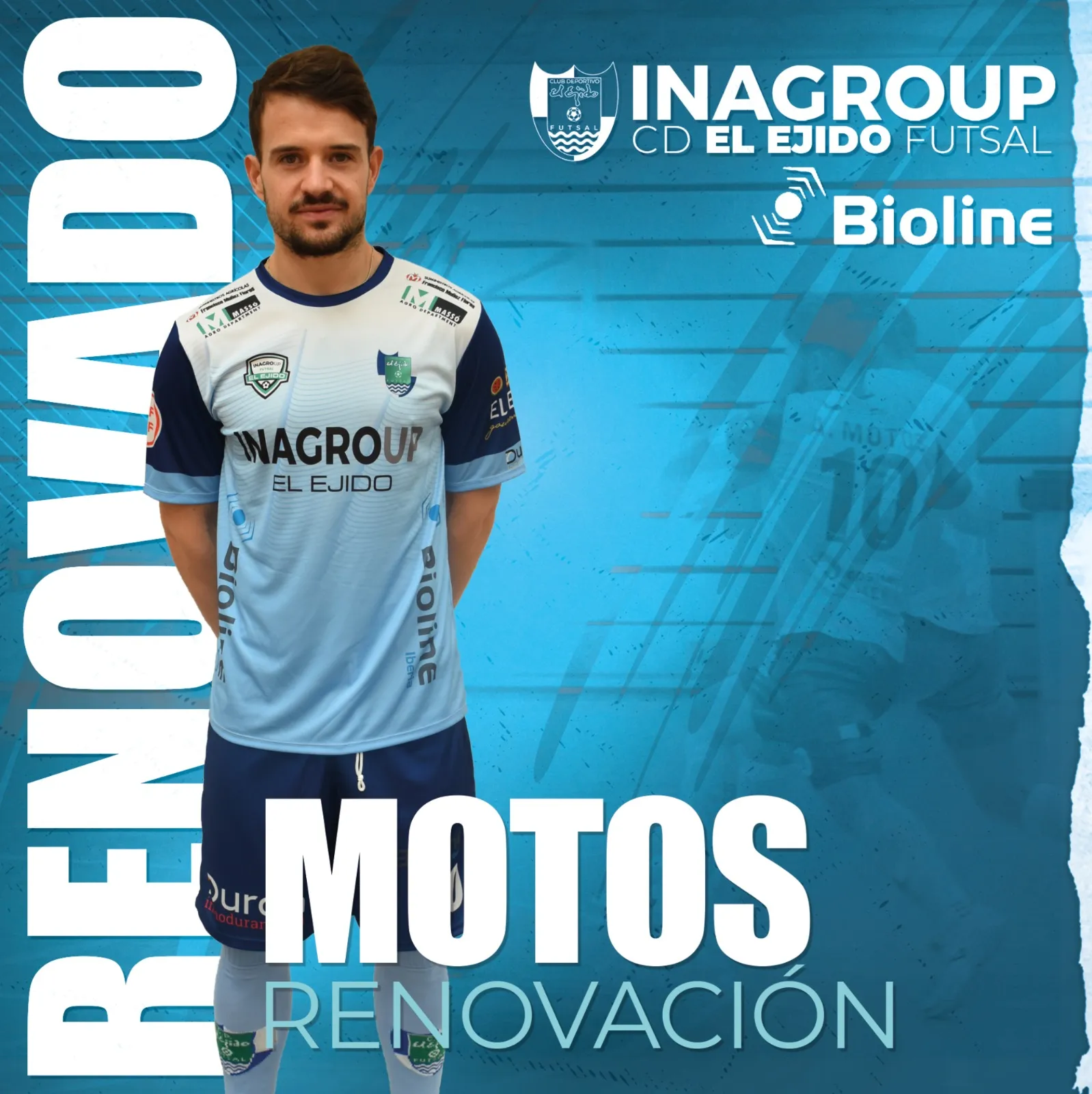 El almeriense Álex Motos renueva con Inagroup El Ejido Futsal