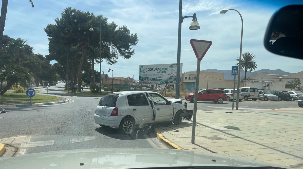 Aparatoso accidente en El Ejido Norte