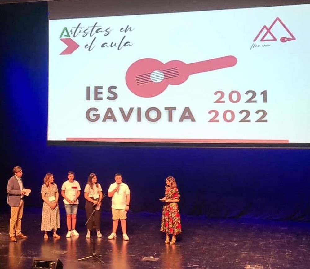 ﻿El IES Gaviota de Adra participa en el I Encuentro de Artistas en el Aula de Andalucía oriental