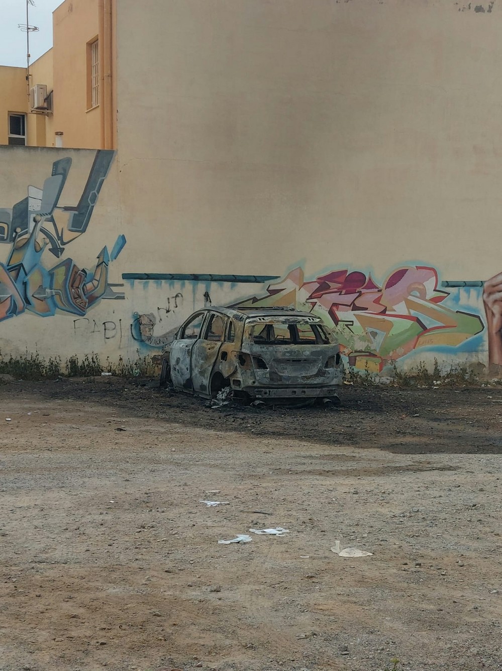Arde un coche en El Ejido Norte
