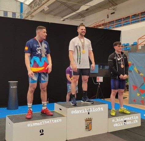 El ejidense David Sánchez, campeón de España de halterofilia