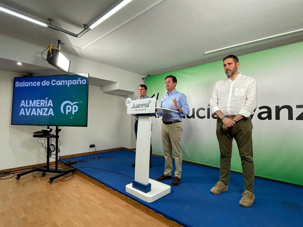  El PP finaliza la campaña pidiendo el voto para Juanma Moreno y para que Almería siga por la senda del crecimiento