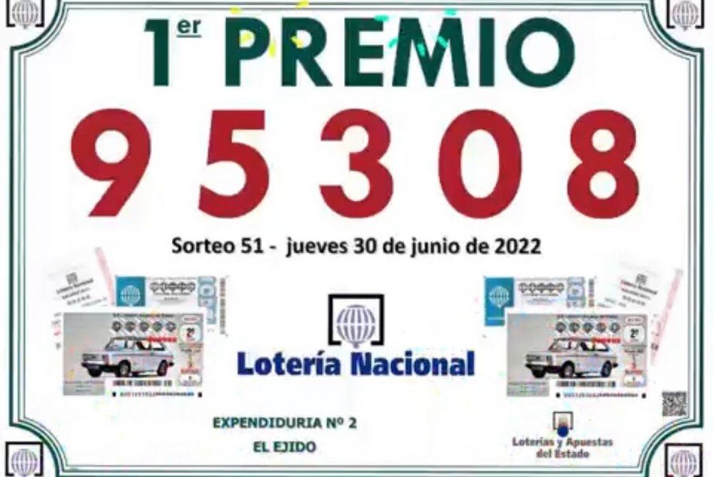 El estanco La Loma da el Primer Premio de la Loteria Nacional del jueves