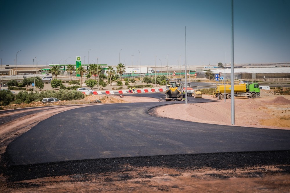 Las obras de construcción del Hospital de Roquetas de Mar avanzan a buen ritmo cumpliendo los plazos previstos