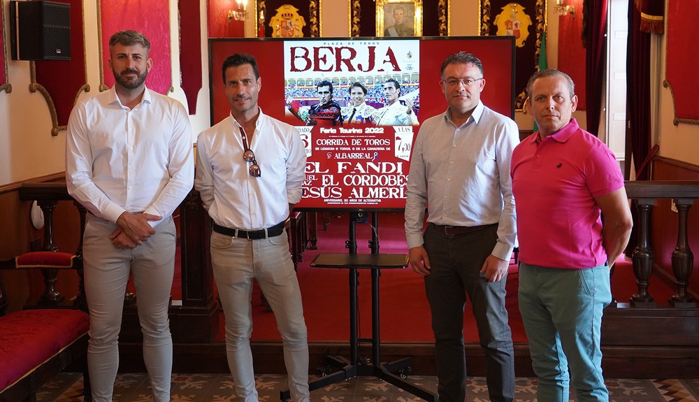 El Fandi, El Cordobés y Jesús Almería torearán en la Feria de Berja 2022