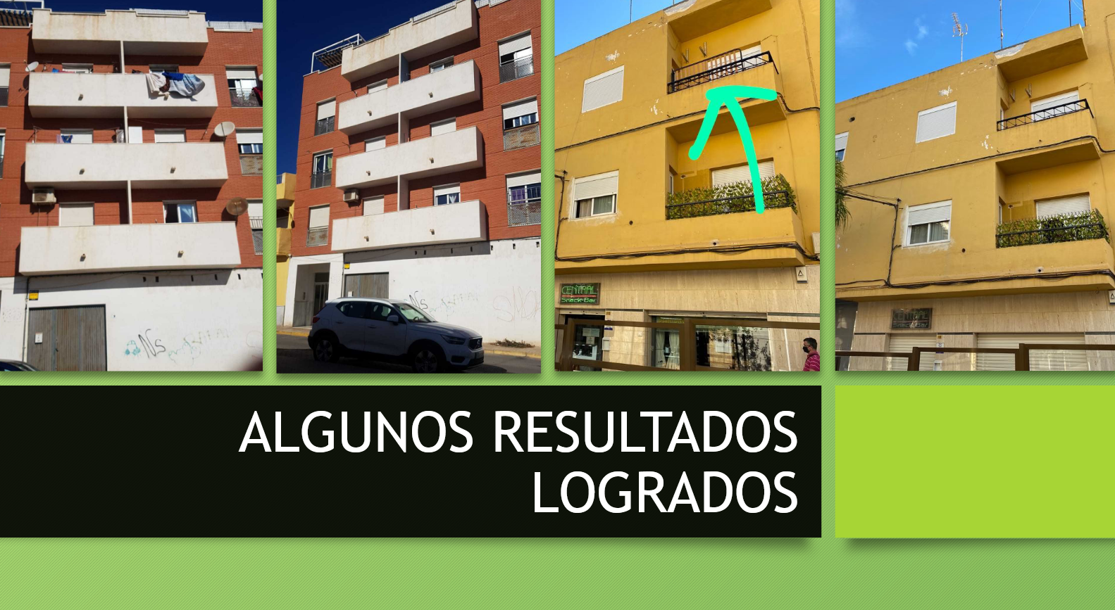 El programa ‘Cuidando El Ejido’ mejora la imagen en fachadas de 58 edificios