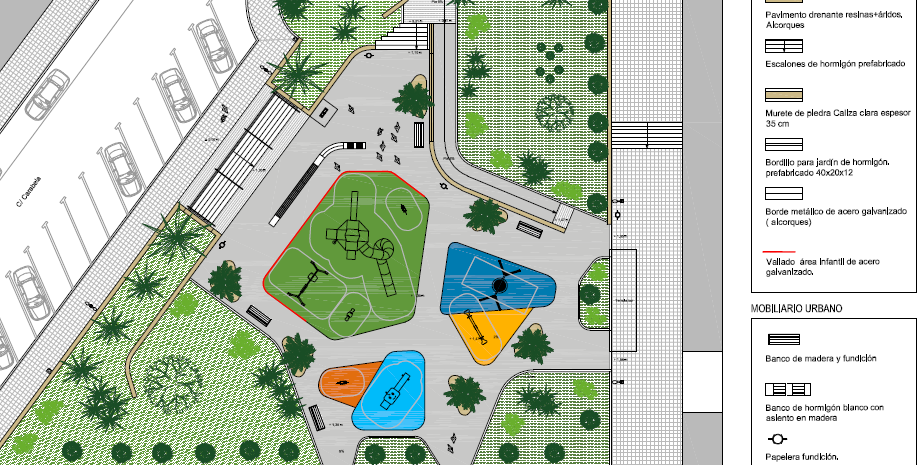 La Junta de Gobierno adjudica las obras de remodelación de la Plaza Carabela en Almerimar