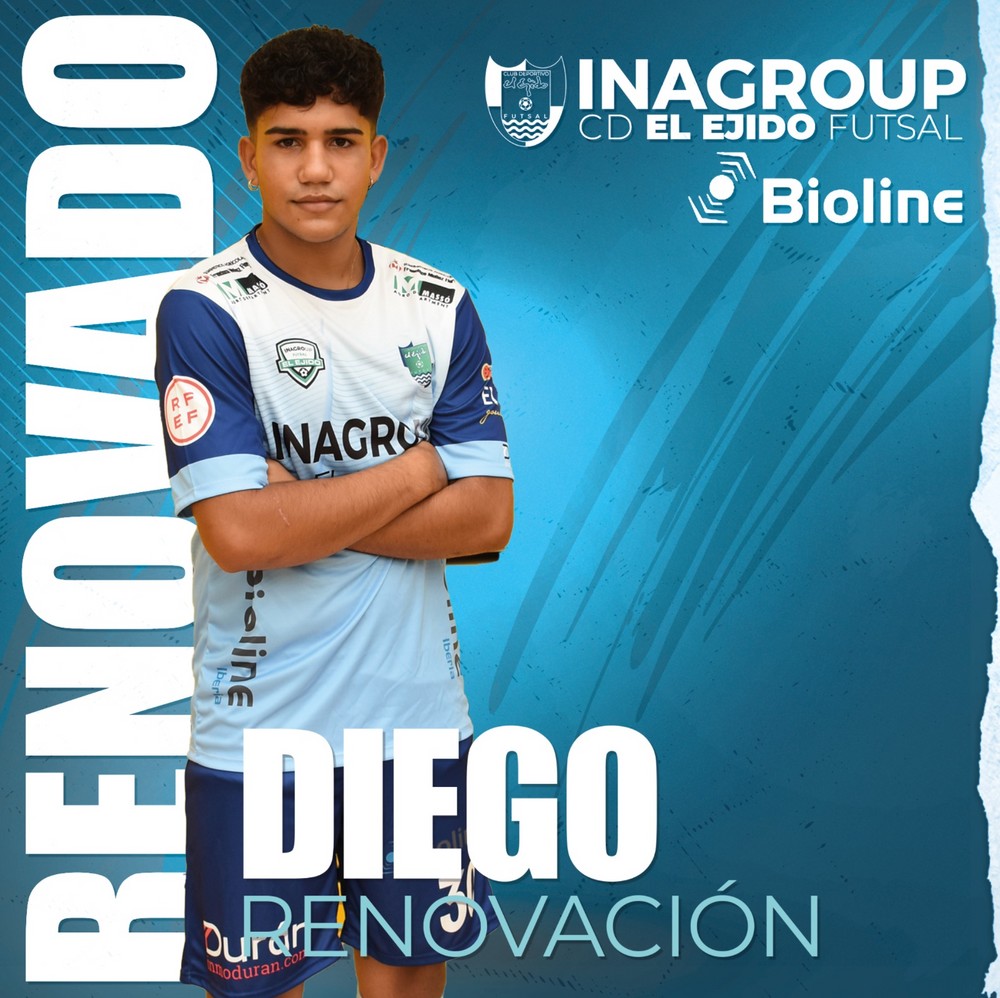 El canterano Diego cierra la plantilla de Inagroup El Ejido Futsal